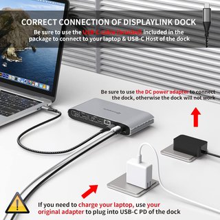 Minisopuru Docking Station 13en1 Triple Pantalla
