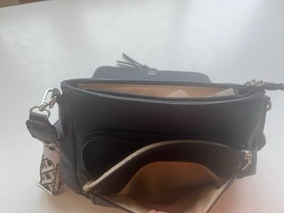 Bolso bandolera RAINSMORE cuero negro