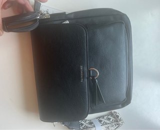 Bolso bandolera RAINSMORE cuero negro