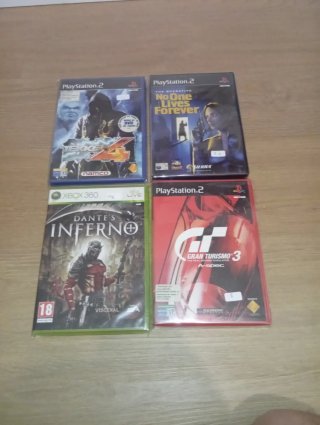 Lote 4 Videojuegos PS2 y Xbox 360