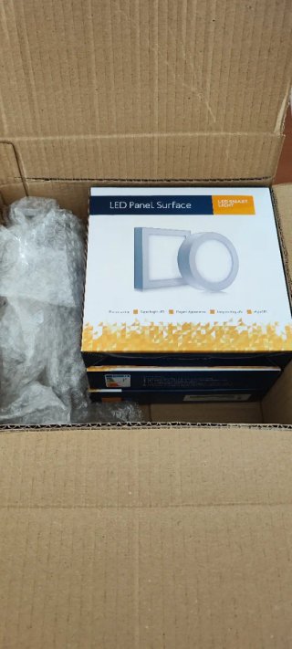 Placa LED 12W Aluminio 3 UNIDADES