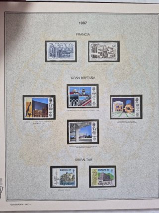 Sellos Europa 1987 Completos