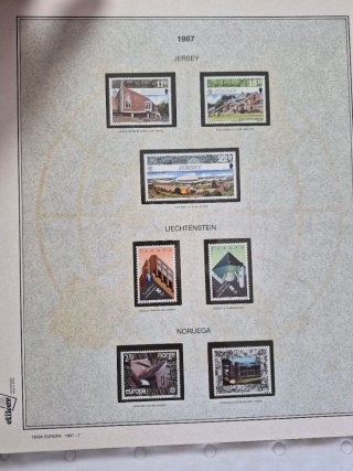Sellos Europa 1987 Completos