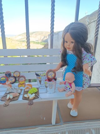 Queso para  casa de muñecas o dioramas