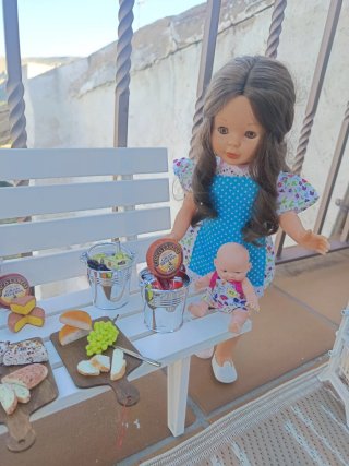 Queso para  casa de muñecas o dioramas