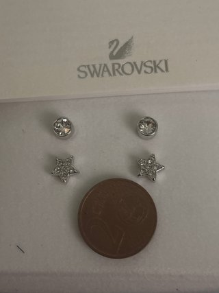 Pendientes Swarovski Plata