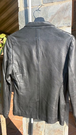 Chaqueta de cuero negra de LIBERTO