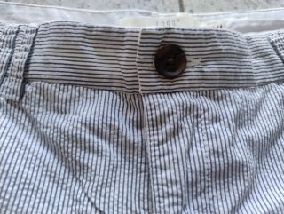 Bermuda H&M righe grigio/bianco