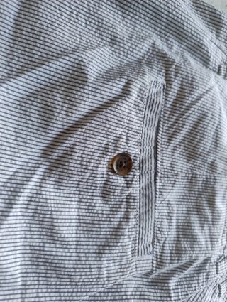 Bermuda H&M righe grigio/bianco