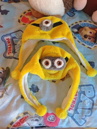 Gorros Minions Peluche