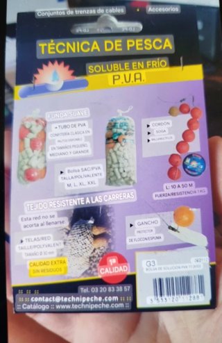 Bolsas de cebo TECHNIPÊCHE, Cebo pesca