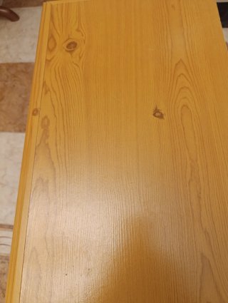 Mesita, cabecero 105 y estantería provenzal