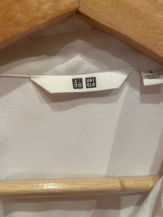 Camisa Uniqlo Blanca Talla L
