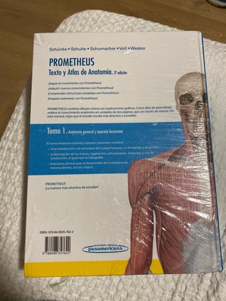 Prometheus texto y atlas de anatomía.