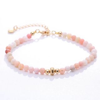 ☀️ Pulsera Piedra Sol Natural y Acero Inoxidable