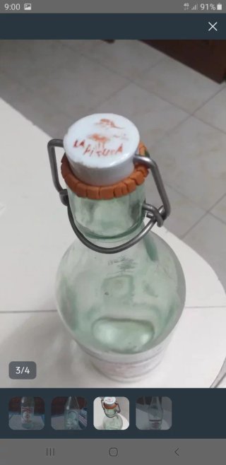 Botella Antigua Gaseosa La Pitusa