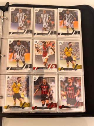 Lotto 1000 carte calcio con ripetute