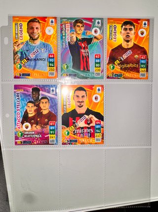 Lotto 1000 carte calcio con ripetute