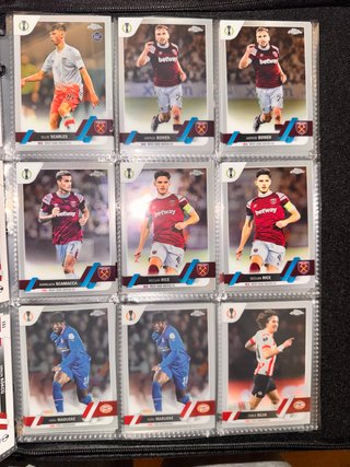 Lotto 1000 carte calcio con ripetute