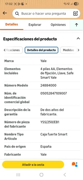 CAJA FUERTE INTELIGENTE YALE
