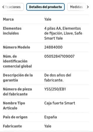 CAJA FUERTE INTELIGENTE YALE