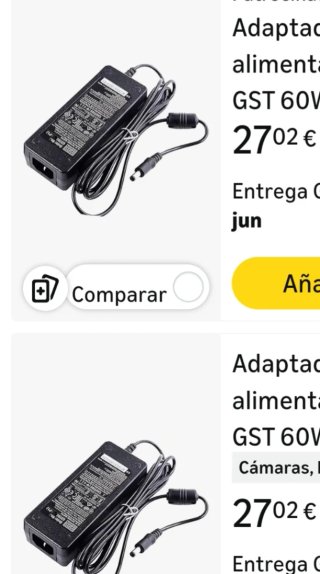 Adaptadores de corriente Mean Well GS60A12-P1J