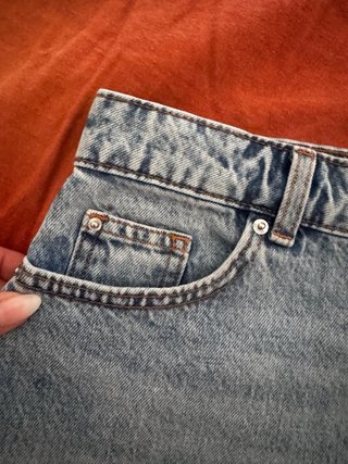 Falda vaquera mini talla 40