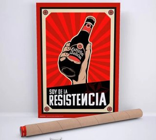 Póster Soy de la Resistencia Estrella Galicia