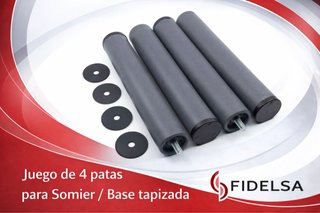 Lote 12 patas tapizadas 27 cm