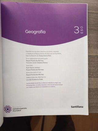Geografía, 3 ESO, Proyecto Construyendo mundos