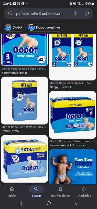 Dodot Bebé Seco Talla 3 (Pañales)