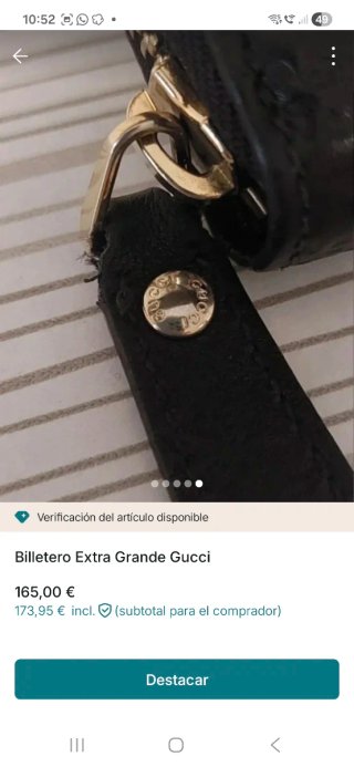 MAXI BILLETERO MONEDERO GUCCI
