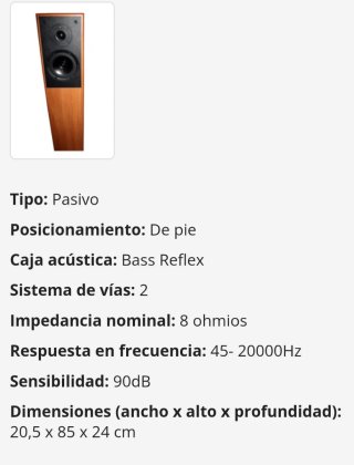 Altavoces KEF Cresta 3