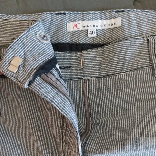 Pantalón Alba Conde rayas