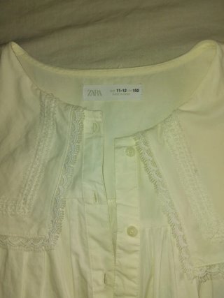 Camisa Zara Babero T.11-12