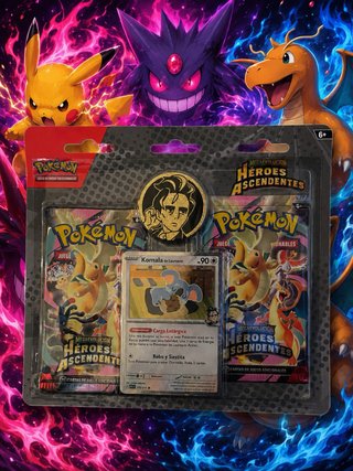 Blíster Larry Pokémon Héroes Ascendentes 🇪🇸