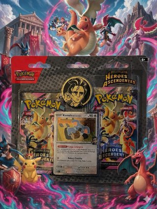 Blíster Larry Pokémon Héroes Ascendentes 🇪🇸