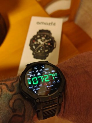 Amazfit T-Rex Pro Smartwatch Negro/Gris