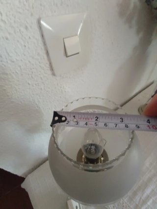 Lámpara de mesa cristal y cuarzo