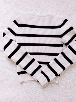 Jersey rayas blanco y negro