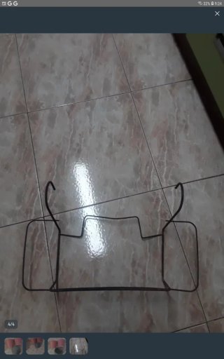 Soporte metálico para jardinera