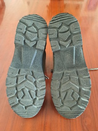 Botas de montaña/trabajo marrones y verdes