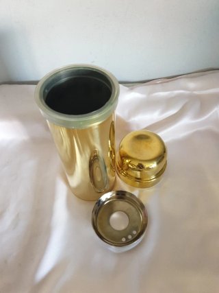 Shaker ottone vintage