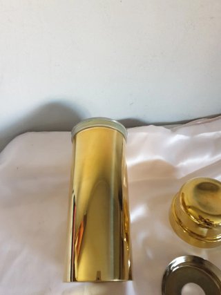 Shaker ottone vintage