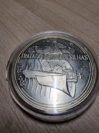 Monete commemorative della Repubblica Portoghese in argento da 100$00