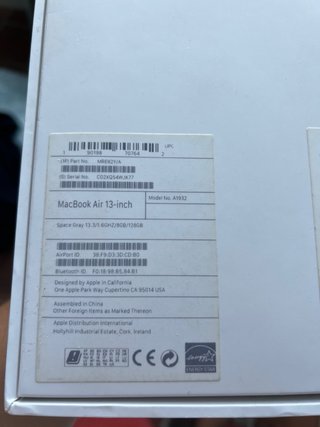 MacBook Apple Space Gray
