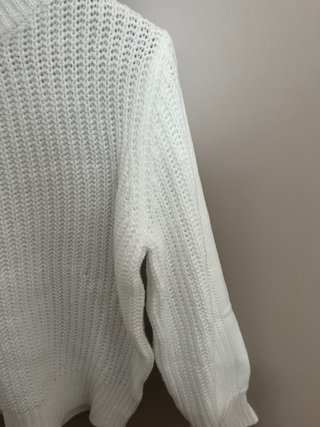 Jersey blanco tejido
