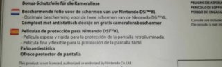 Nuevo. Protector Pantalla DSi XL