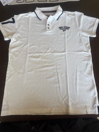 Polo Helly Hansen manga corta blanco.