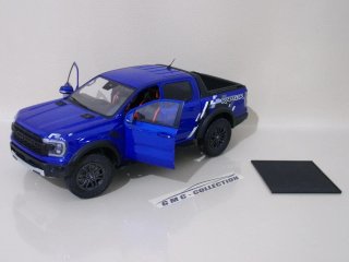 Ford Ranger Raptor 2024 Blu Blue Met. Solido 1/18